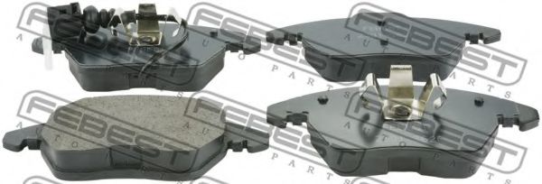 FEBEST 2301-362F Тормозные колодки для AUDI TT (Ауди Тт) FEBEST 2301-362F Тормозные колодки для AUDI TT (Ауди Тт)