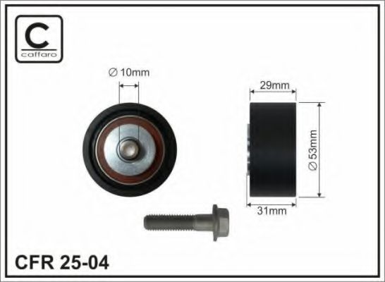 CAFFARO 25-04 Паразитный Ведущий ролик, зубчатый ремень для LANCIA KAPPA SW (Лансиа/лянча Каппа св) CAFFARO 25-04 Паразитный Ведущий ролик, зубчатый ремень для LANCIA KAPPA SW (Лансиа/лянча Каппа св)