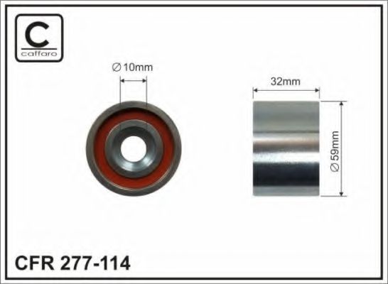 CAFFARO 277-114 Паразитный Ведущий ролик, зубчатый ремень для KIA (Киа) CAFFARO 277-114 Паразитный Ведущий ролик, зубчатый ремень для KIA (Киа)