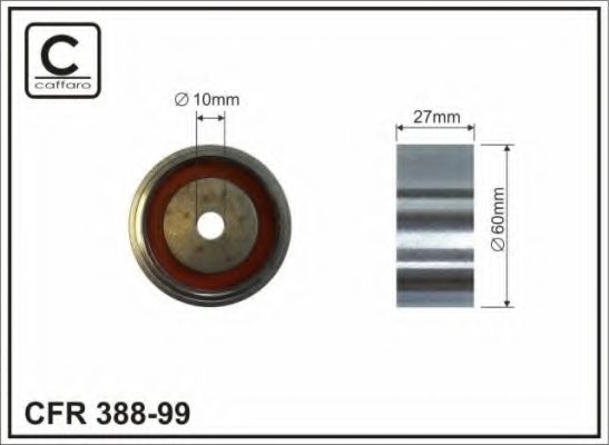 CAFFARO 388-99 Паразитный Ведущий ролик, зубчатый ремень для AUDI TT (Ауди Тт) CAFFARO 388-99 Паразитный Ведущий ролик, зубчатый ремень для AUDI TT (Ауди Тт)