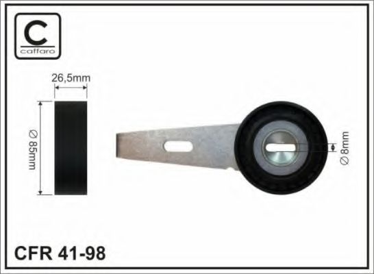 CAFFARO 41-98 Натяжитель ремня, клиновой зубча для SUZUKI JIMNY (Сузуки Жимнъ)