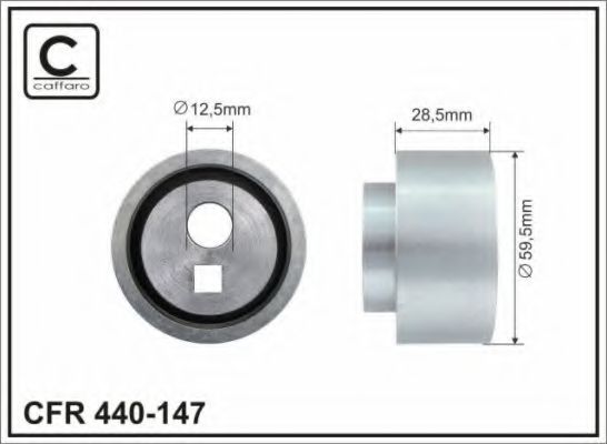 CAFFARO 440-147 Паразитный Ведущий ролик, зубчатый ремень для NISSAN MICRA II (Ниссан Микра 2) CAFFARO 440-147 Паразитный Ведущий ролик, зубчатый ремень для NISSAN MICRA II (Ниссан Микра 2)