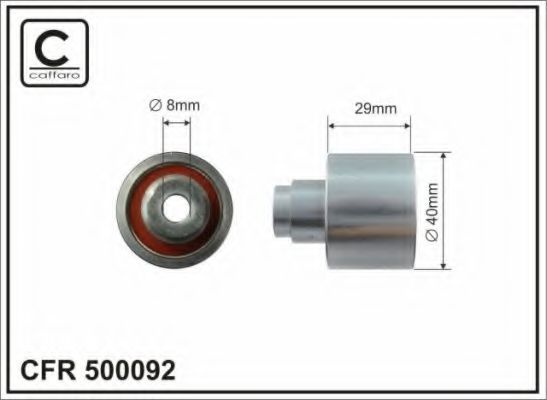 CAFFARO 500092 Паразитный Ведущий ролик, зубчатый ремень для VOLKSWAGEN JETTA VII (Фольксваген Джетта 7) CAFFARO 500092 Паразитный Ведущий ролик, зубчатый ремень для VOLKSWAGEN JETTA VII (Фольксваген Джетта 7)