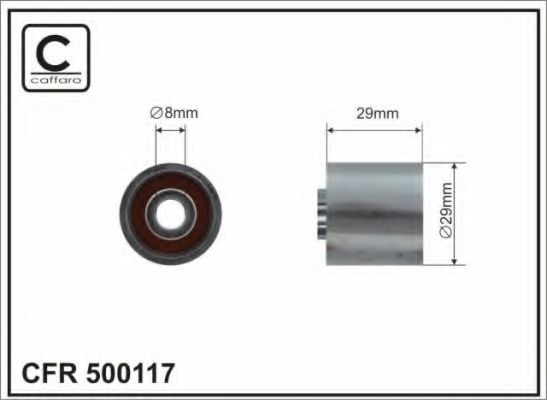 CAFFARO 500117 Паразитный Ведущий ролик, зубчатый ремень для AUDI TT (Ауди Тт) CAFFARO 500117 Паразитный Ведущий ролик, зубчатый ремень для AUDI TT (Ауди Тт)