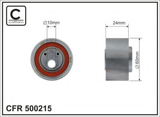 CAFFARO 500215 Натяжной ролик, ремень ГРМ для AUDI 100 (Ауди 100) CAFFARO 500215 Натяжной ролик, ремень ГРМ для AUDI 100 (Ауди 100)