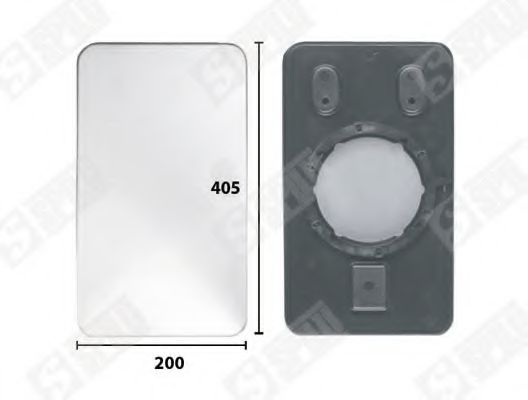 SPILU 19027 Зеркальное стекло, наружное зеркало для IVECO EURO (Ивеко Эуро) SPILU 19027 Зеркальное стекло, наружное зеркало для IVECO EURO (Ивеко Эуро)