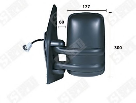 SPILU 54330 Наружное зеркало для RENAULT MASTER II (Рено Мастэр 2) SPILU 54330 Наружное зеркало для RENAULT MASTER II (Рено Мастэр 2)