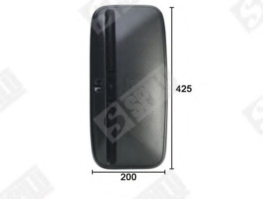 SPILU 61513 Наружное зеркало, кабина водителя для MERCEDES-BENZ MK (Мэрcэдэс-бэнз Мк)