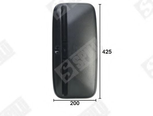 SPILU 61839 Наружное зеркало, кабина водителя для MERCEDES-BENZ MK (Мэрcэдэс-бэнз Мк)