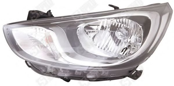 SPILU 900776 Основная фара 01 2012 для HYUNDAI SOLARIS / ACCENT IV (Хендай Соларис / акцент 4) SPILU 900776 Основная фара 01 2012 для HYUNDAI SOLARIS / ACCENT IV (Хендай Соларис / акцент 4)