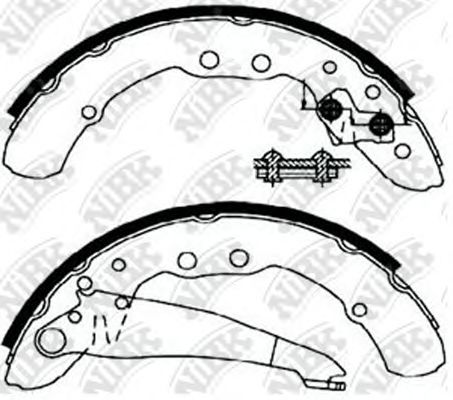 NiBK FN0537 Тормозные колодоки для AUDI 90 (Ауди 90) NiBK FN0537 Тормозные колодоки для AUDI 90 (Ауди 90)