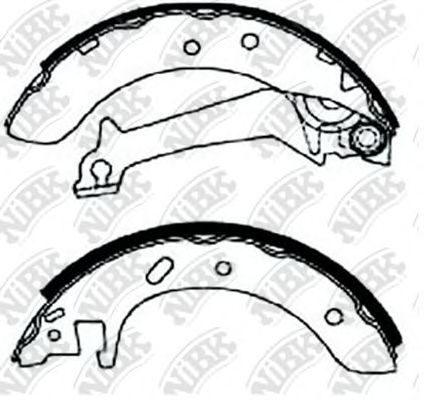NiBK FN0541 Тормозные колодоки для FORD (Форд) NiBK FN0541 Тормозные колодоки для FORD (Форд)