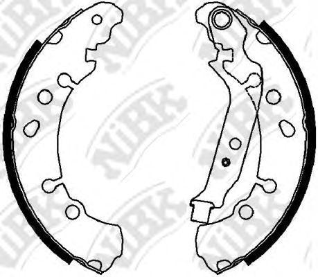 NiBK FN0622 Тормозные колодоки для TOYOTA YARIS (Тойота/тоета Ярис) NiBK FN0622 Тормозные колодоки для TOYOTA YARIS (Тойота/тоета Ярис)