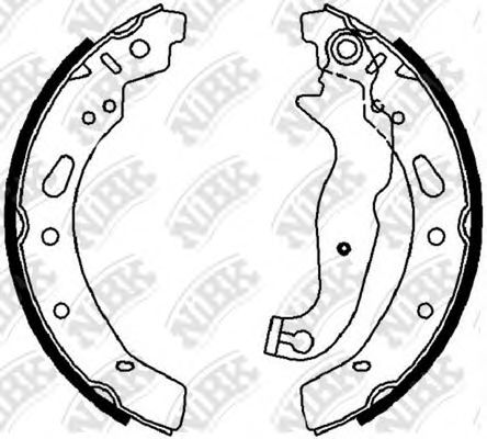 NiBK FN0630 Тормозные колодоки для FORD (Форд) NiBK FN0630 Тормозные колодоки для FORD (Форд)