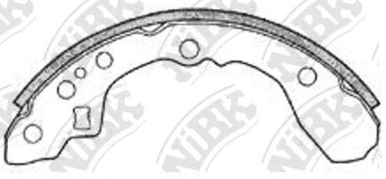 NiBK FN3347 Тормозные колодоки для MAZDA (Мазда) NiBK FN3347 Тормозные колодоки для MAZDA (Мазда)