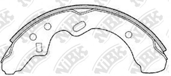 NiBK FN3358 Тормозные колодоки для MAZDA (Мазда) NiBK FN3358 Тормозные колодоки для MAZDA (Мазда)