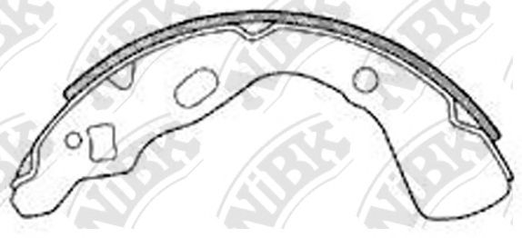 NiBK FN3369 Тормозные колодоки для MAZDA (Мазда) NiBK FN3369 Тормозные колодоки для MAZDA (Мазда)