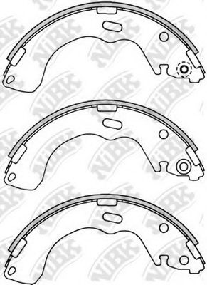 NiBK FN3382 Тормозные колодоки для MAZDA (Мазда) NiBK FN3382 Тормозные колодоки для MAZDA (Мазда)