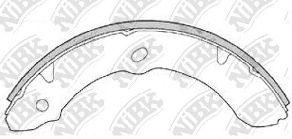 NiBK FN4434 Тормозные колодоки для ISUZU ELF (Исузу Элф) NiBK FN4434 Тормозные колодоки для ISUZU ELF (Исузу Элф)