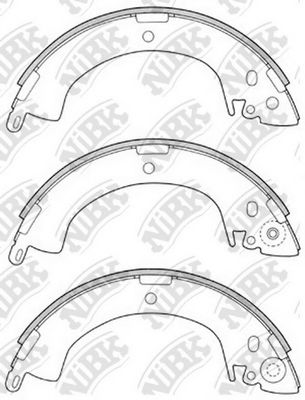 NiBK FN6664 Тормозные колодоки для MITSUBISHI COLT/RODEO (Митсубиши/митсубиси Cолт/родэо) NiBK FN6664 Тормозные колодоки для MITSUBISHI COLT/RODEO (Митсубиши/митсубиси Cолт/родэо)