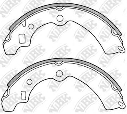 NiBK FN9921 Тормозные колодоки 