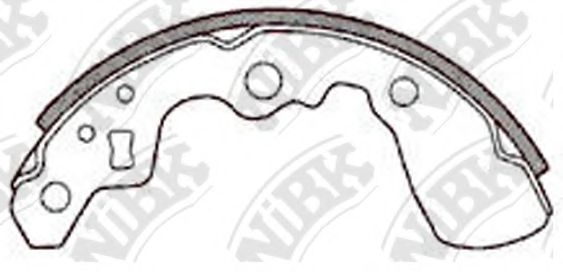 NiBK FN9933 Тормозные колодоки 