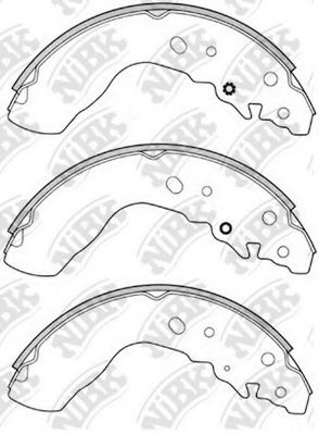 NiBK FN9947 Тормозные колодоки 