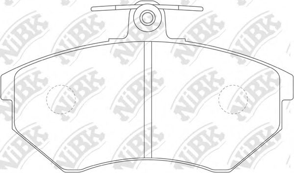 NiBK PN0018 Тормозные колодки для VOLKSWAGEN (Фольксваген) NiBK PN0018 Тормозные колодки для VOLKSWAGEN (Фольксваген)