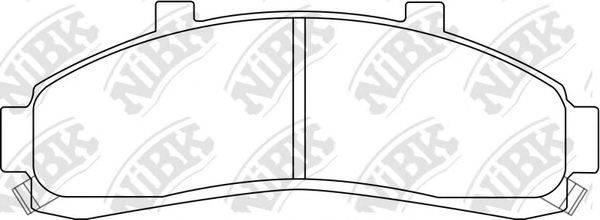 NiBK PN0179 Тормозные колодки для FORD USA EXPLORER (Форд сша Эxплорэр) NiBK PN0179 Тормозные колодки для FORD USA EXPLORER (Форд сша Эxплорэр)