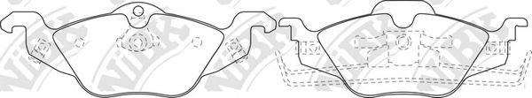 NiBK PN0189 Тормозные колодки для HOLDEN (Холдэн) NiBK PN0189 Тормозные колодки для HOLDEN (Холдэн)