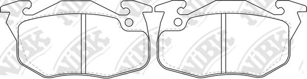NiBK PN0240 Тормозные колодки для PEUGEOT 205 II (Пежо 205 2) NiBK PN0240 Тормозные колодки для PEUGEOT 205 II (Пежо 205 2)