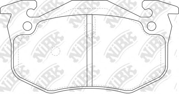 NiBK PN0270 Тормозные колодки для PEUGEOT 205 I (Пежо 205 и) NiBK PN0270 Тормозные колодки для PEUGEOT 205 I (Пежо 205 и)