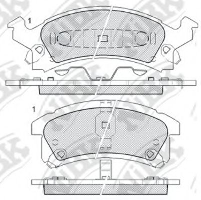 NiBK PN0311 Тормозные колодки для PONTIAC SUNFIRE (Понтиак Сунфирэ) NiBK PN0311 Тормозные колодки для PONTIAC SUNFIRE (Понтиак Сунфирэ)