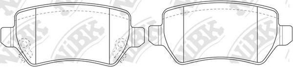 NiBK PN0329 Тормозные колодки для CHEVROLET VIVA (Шевроле Vиvа) NiBK PN0329 Тормозные колодки для CHEVROLET VIVA (Шевроле Vиvа)