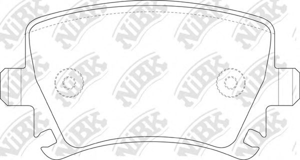 NiBK PN0349 Тормозные колодки для AUDI TT (Ауди Тт) NiBK PN0349 Тормозные колодки для AUDI TT (Ауди Тт)