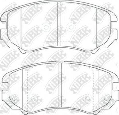 NiBK PN0377 Тормозные колодки для HYUNDAI EMBERA V (Хендай Эмбэра v) NiBK PN0377 Тормозные колодки для HYUNDAI EMBERA V (Хендай Эмбэра v)
