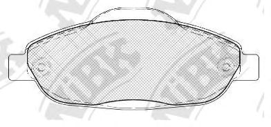 NiBK PN0450 Тормозные колодки для PEUGEOT (Пежо) NiBK PN0450 Тормозные колодки для PEUGEOT (Пежо)