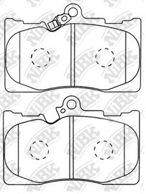 NiBK PN1547 Тормозные колодки для LEXUS GS (Лексус Джи с) NiBK PN1547 Тормозные колодки для LEXUS GS (Лексус Джи с)
