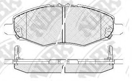 NiBK PN1831 Тормозные колодки для TOYOTA INNOVA (Тойота/тоета Инноvа) NiBK PN1831 Тормозные колодки для TOYOTA INNOVA (Тойота/тоета Инноvа)