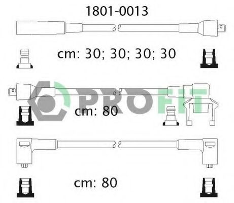PROFIT 1801-0013 Комплект проводов зажигания для RENAULT ALLIANCE (Рено Аллианcэ) PROFIT 1801-0013 Комплект проводов зажигания для RENAULT ALLIANCE (Рено Аллианcэ)