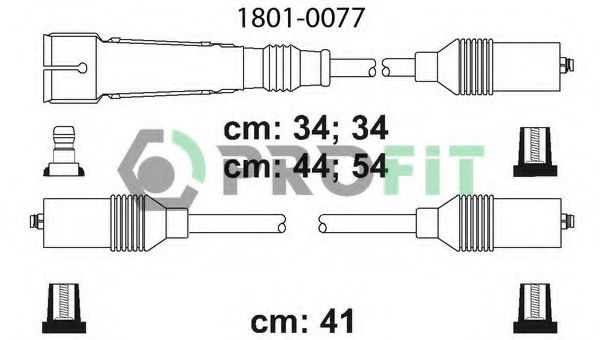 PROFIT 1801-0077 Комплект проводов зажигания для SEAT TOLEDO (Сеат Толэдо) PROFIT 1801-0077 Комплект проводов зажигания для SEAT TOLEDO (Сеат Толэдо)