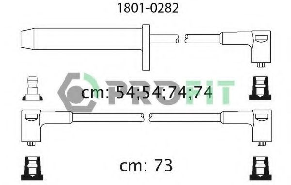 PROFIT 1801-0282 Комплект проводов зажигания для FORD GRANADA I (Форд Гранада и) PROFIT 1801-0282 Комплект проводов зажигания для FORD GRANADA I (Форд Гранада и)
