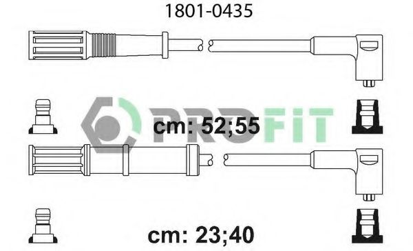 PROFIT 1801-0435 Комплект проводов зажигания для FIAT SIENA (Фиат Сиэна) PROFIT 1801-0435 Комплект проводов зажигания для FIAT SIENA (Фиат Сиэна)