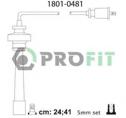 PROFIT 1801-0481 Комплект проводов зажигания для MITSUBISHI RVR (Митсубиши/митсубиси Рvр) PROFIT 1801-0481 Комплект проводов зажигания для MITSUBISHI RVR (Митсубиши/митсубиси Рvр)