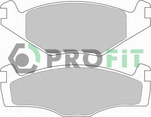 PROFIT 5000-0419 Тормозные колодки для VOLKSWAGEN SCIROCCO (Фольксваген Сcироccо) PROFIT 5000-0419 Тормозные колодки для VOLKSWAGEN SCIROCCO (Фольксваген Сcироccо)