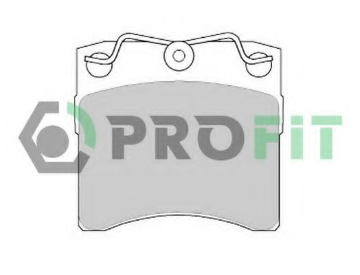 PROFIT 5000-0722 Тормозные колодки для VOLKSWAGEN (Фольксваген) PROFIT 5000-0722 Тормозные колодки для VOLKSWAGEN (Фольксваген)