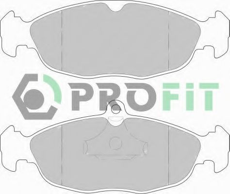 PROFIT 5000-0732 Тормозные колодки для DAEWOO (Дэу) PROFIT 5000-0732 Тормозные колодки для DAEWOO (Дэу)