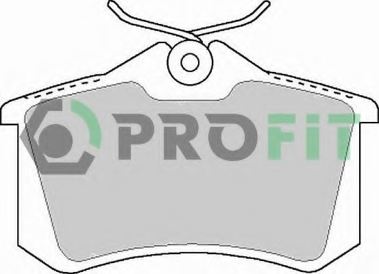 PROFIT 5000-1083 Тормозные колодки для VOLKSWAGEN (Фольксваген) PROFIT 5000-1083 Тормозные колодки для VOLKSWAGEN (Фольксваген)