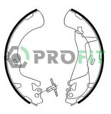 PROFIT 5001-0010 Тормозные колодоки 