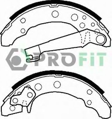 PROFIT 5001-0191 Тормозные колодоки 